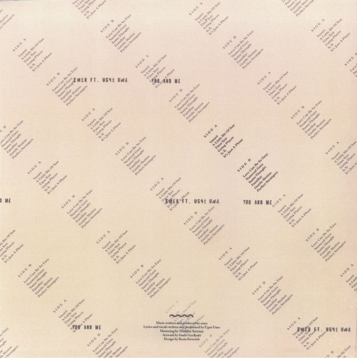 emer ft. Ugnė Uma – You And Me (LP, Stroom, 2026) Back Cover
