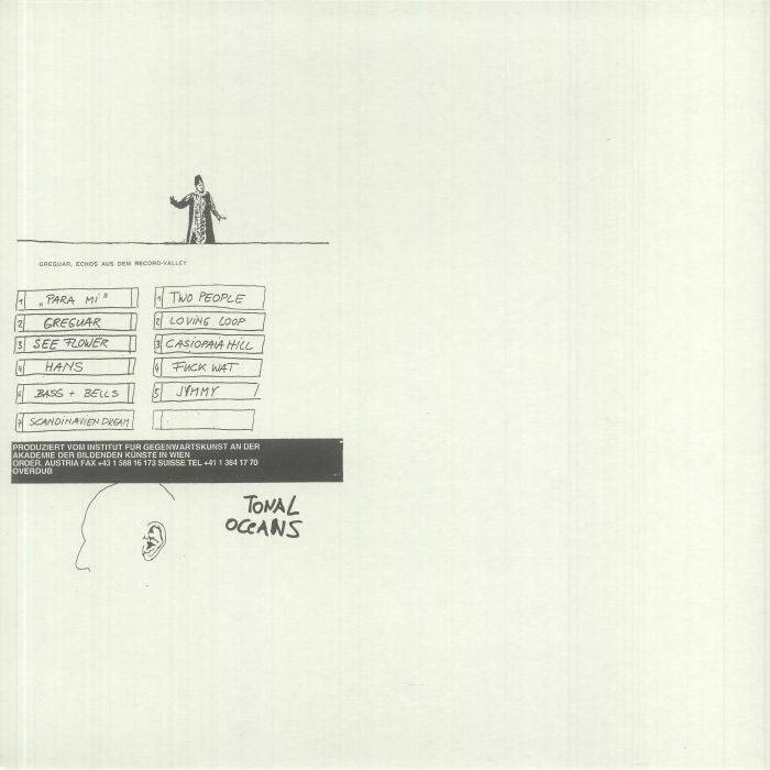 Eric Schumacher , Andrea Clavadetscher – Greguar, Echos Aus Dem Record-Valley (LP, Tonal Oceans, 2022) Back Cover