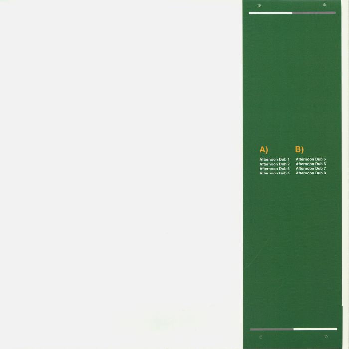 Exotic Gardens – Afternoon Dubs (LP, Pinchy & Friends, 2026) Back Cover