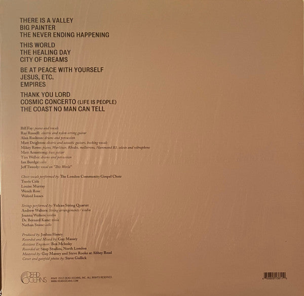 Bill Fay – Life Is People (2xLP, Dead Oceans, 2022) Back Cover