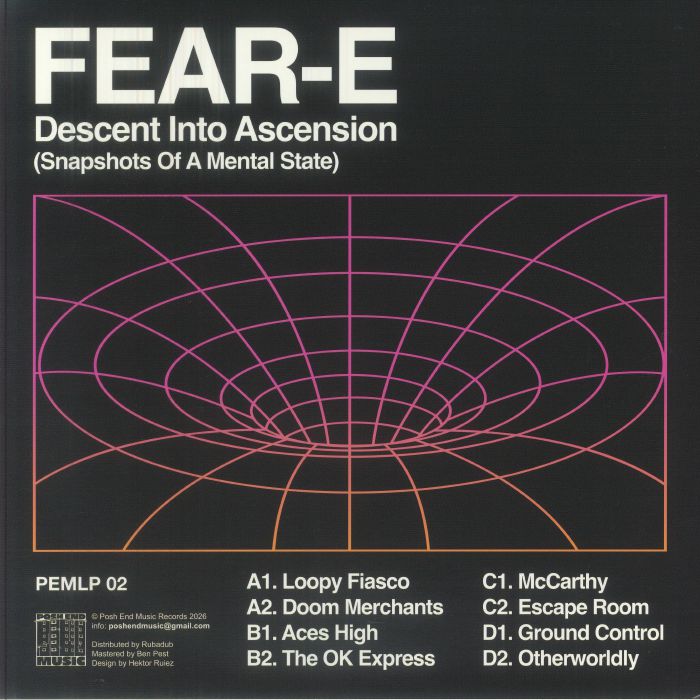 Fear E – Descent Into Ascension: Snapshots Of A Mental State (LP, Posh End Music, 2026) Back Cover