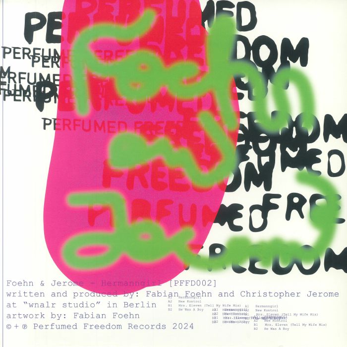Foehn & Jerome – Hermanngirl (12", Perfumed Freedom, 2024) Back Cover