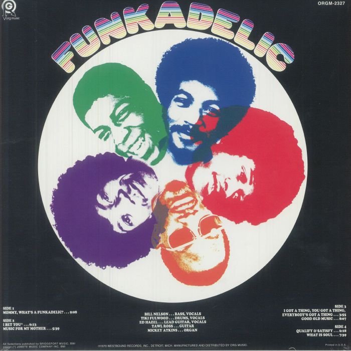 Funkadelic – Funkadelic (LP, Ultra Violet, Westbound Records, 2025) Back Cover