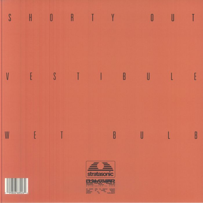 Galcher Lustwerk – Vestibule EP (12", Stratasonic, 2026) Back Cover