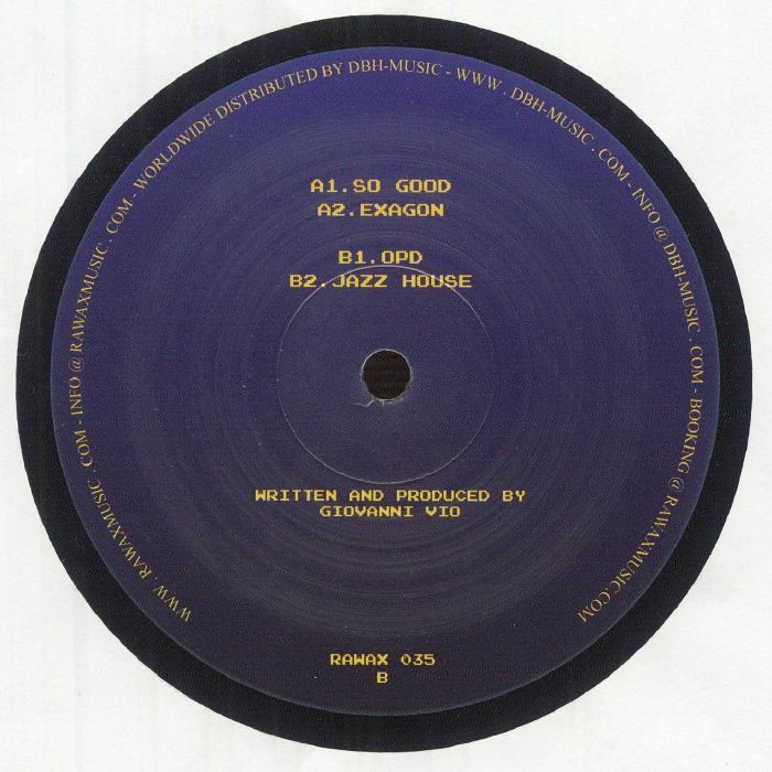 Giovio – Night Flow EP (12", Rawax, 2025) Back Cover