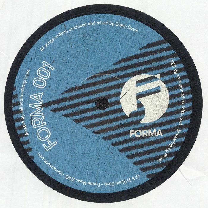 Glenn Davis – Forma EP (12", Forma Music, 2025) Back Cover
