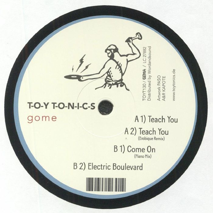 Gome – Home Skooling EP (12", Toy Tonics, 2022) Back Cover