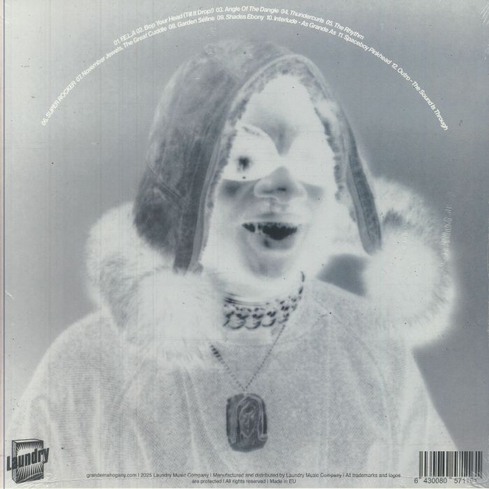 Grande Mahogany – As Grande As (LP, Laundry Music Company, 2025) Back Cover