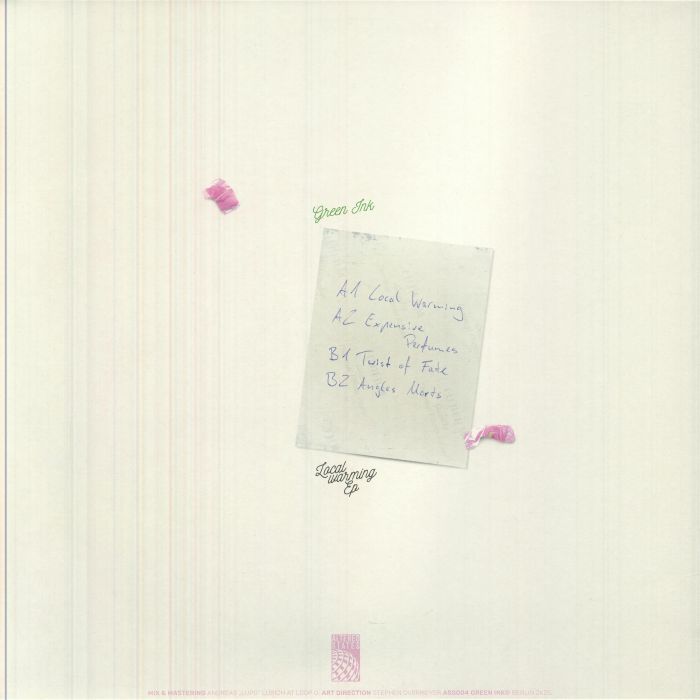 Green Ink – Local Warming EP (12", Altered States, 2026) Back Cover
