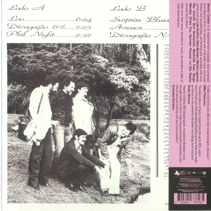 Hector Costita – 1981 (LP, Gatefold, Jazzybelle Records, 2025) back cover