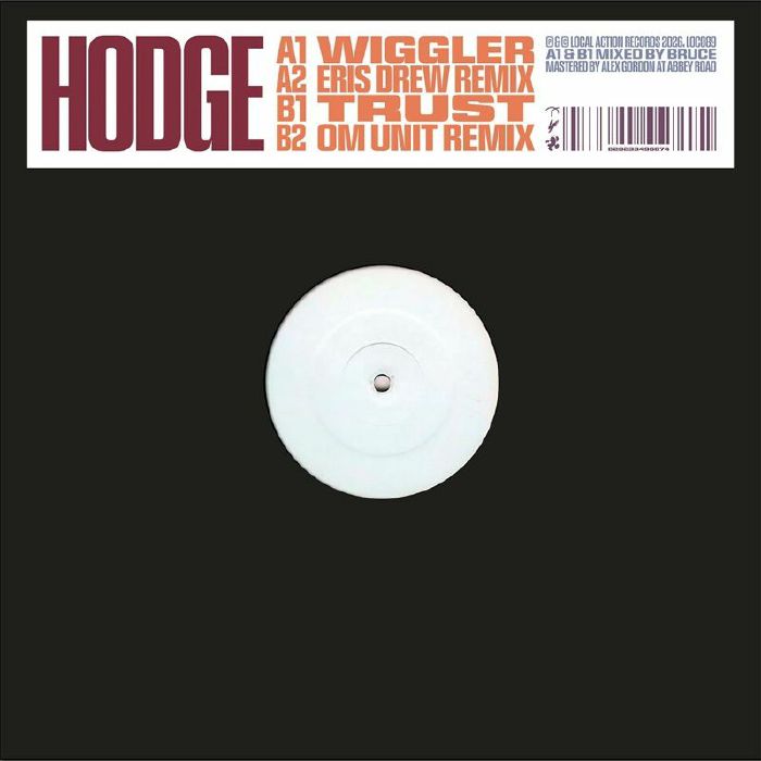 Hodge – Wiggler / Trust (12", Local Action, 2026) Front Cover