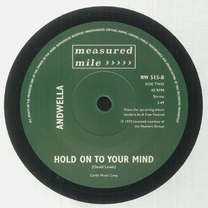 Hopscotch Andwella – Look At The Lights Go Up / Hold On To Your Mind (7", Measured Mile, 2023) Back Cover