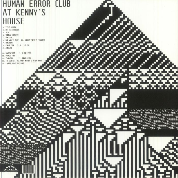 Human Error Club & Kenny Segal – Human Error Club At Kenny’s House (LP, Backwoodz Studioz, 2025) Back Cover