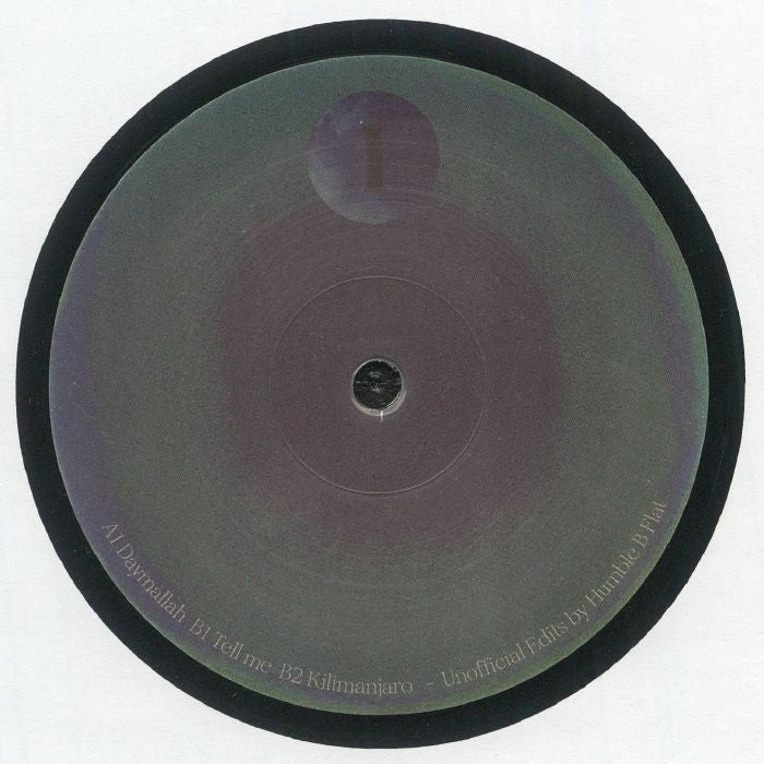 Humble B-Flat – Indigo Reels & Cuts: Volume 1 (12", Indigo Reels & Cuts, 2025) Back Cover