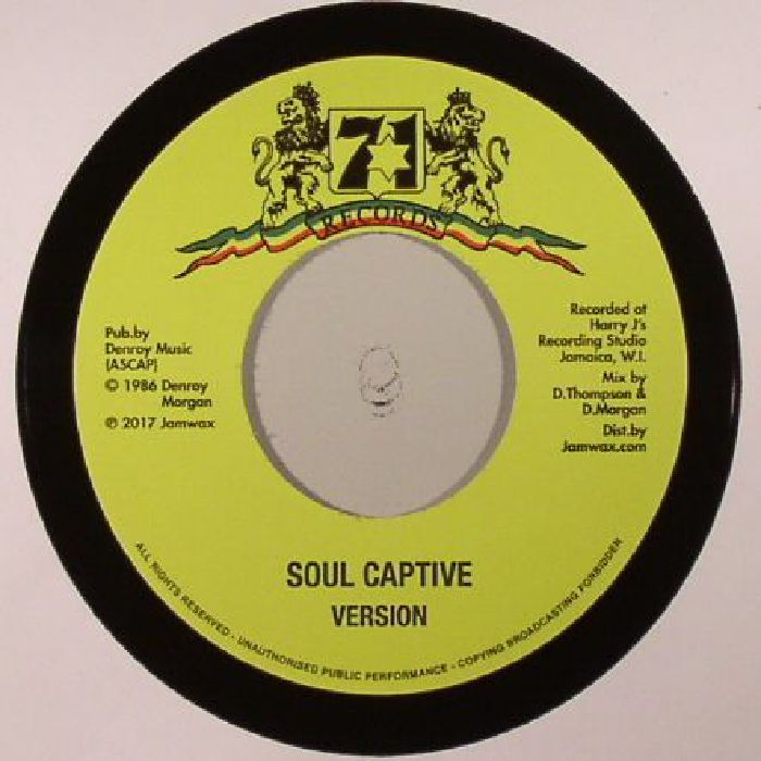 Igo Levy – Soul Captive (7", Jamwax, 2017) Back Cover