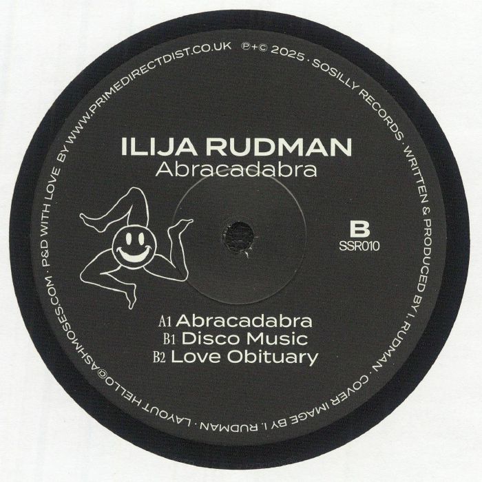 Ilija Rudman – Abracadabra (12", Sosilly Edits, 2025) Back Cover