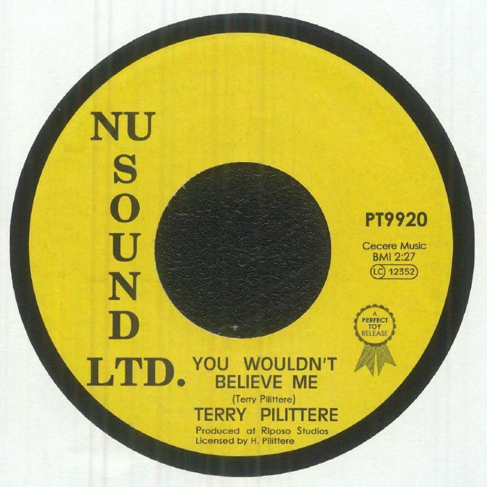 The Wee Four Terry Pilittere – Weird (7", Perfect.Toy Records, 2025) Back Cover