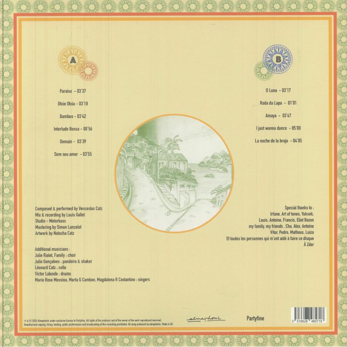 Invigo – Solua (LP, Partyfine, 2025) Back Cover