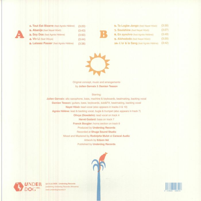 Ireke – Ayô Dele (LP, Underdog Records, 2026) Back Cover