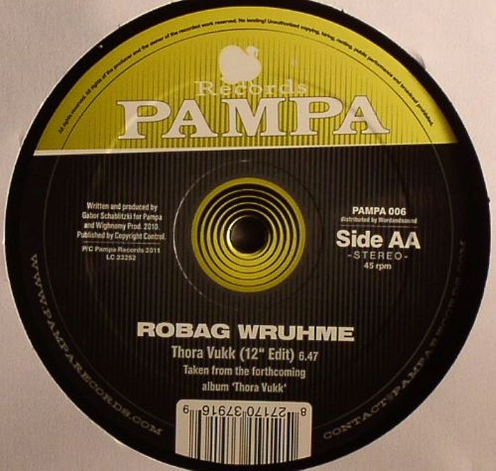 Isolée / Robag Wruhme – Taktell / Thora Vukk (12", Pampa Records, 2011) Back Cover