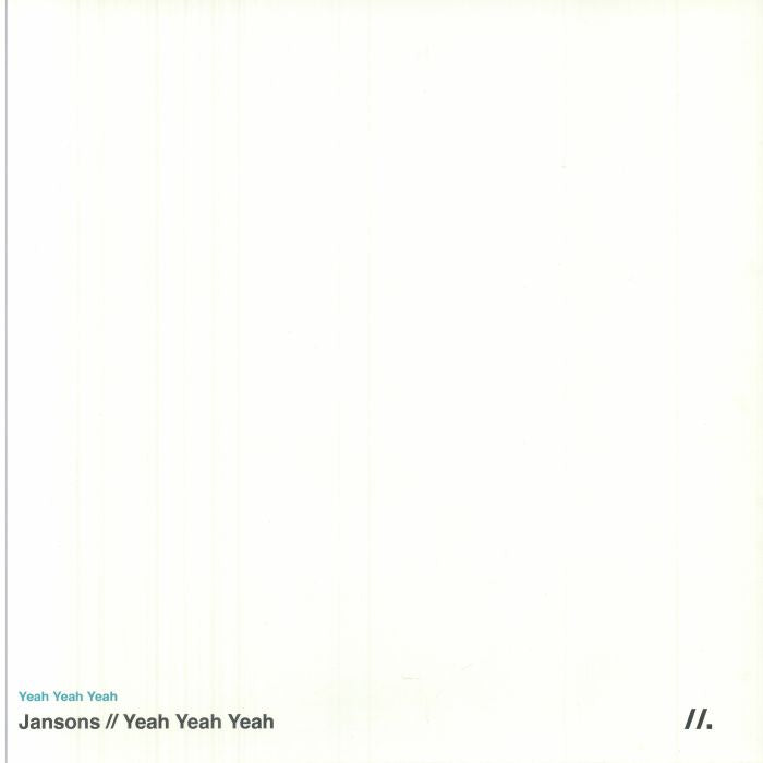 Jansons – Yeah Yeah Yeah (12", Homegrown, 2025) Back Cover