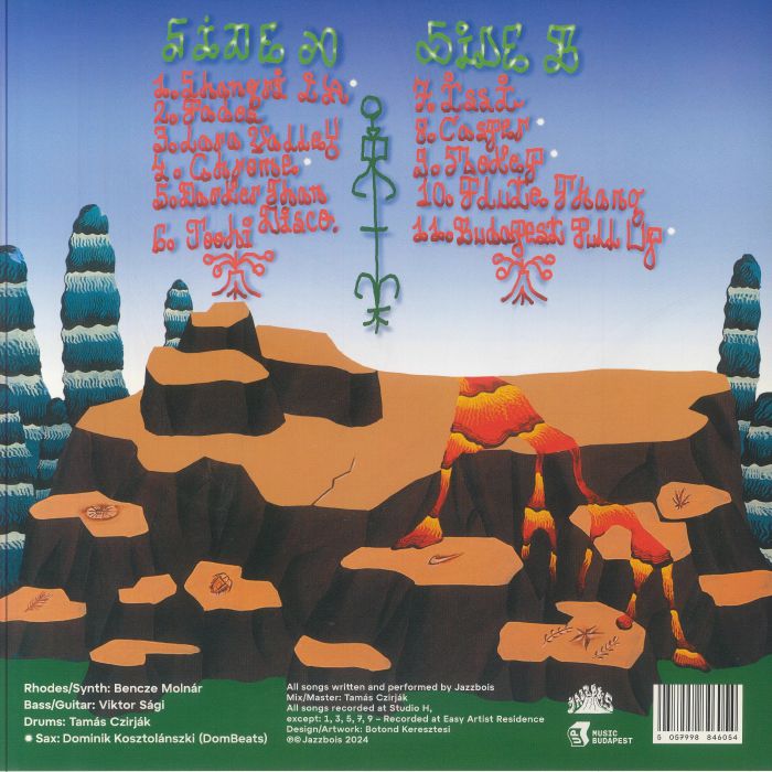 Jazzbois – Still Blunted (LP, 180g, Up Music Budapest, 2024) Back Cover