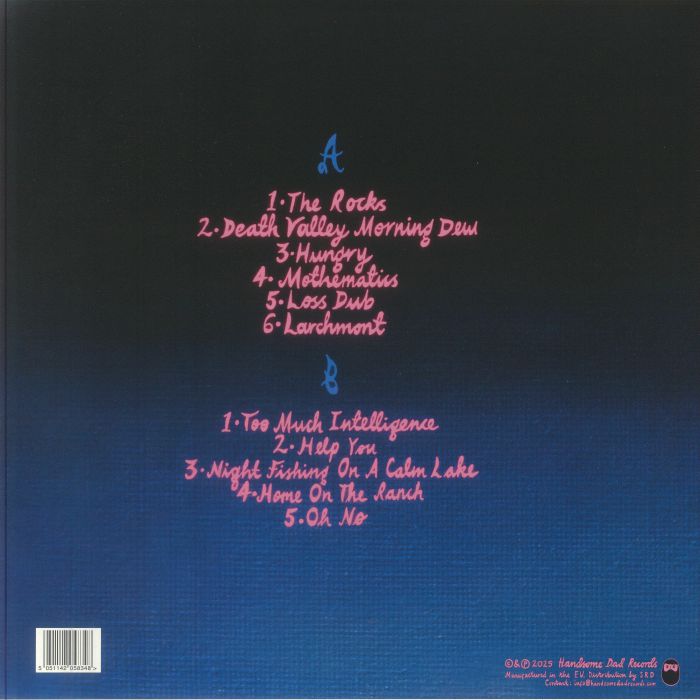 Jerkcurb – Night Fishing On A Calm Lake (LP, Coke Bottle Green, Handsome Dad Records, 2025) Back Cover
