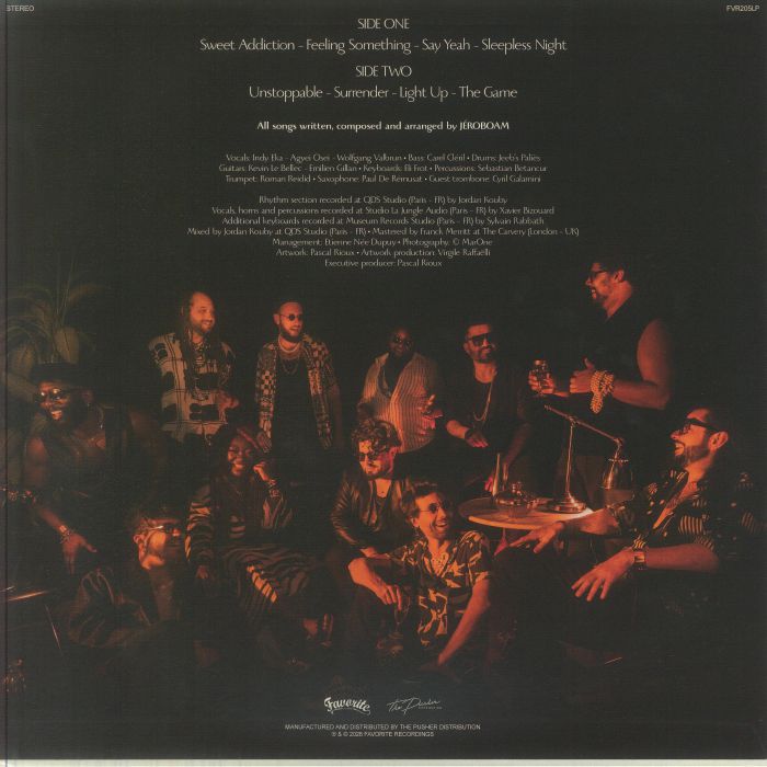 Jéroboam – Jeroboam (LP, Favorite Recordings, 2026) Back Cover