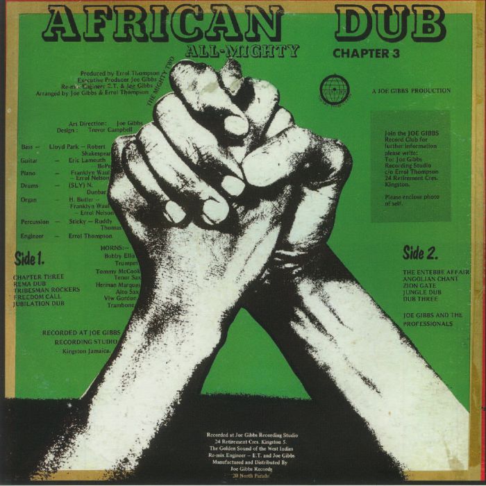 Joe Gibbs & The Professionals – African Dub All-Mighty Chapter 3 (LP, Joe Gibbs Music, 2021) Back Cover