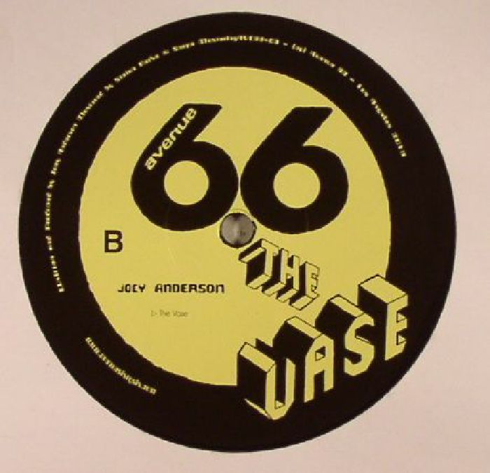 Joey Anderson – The Vase (12", Avenue 66, 2016) Back Cover