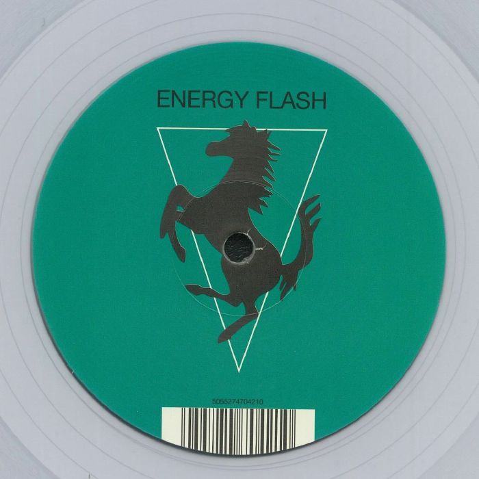 Joey Beltram – Energy Flash (12", Clear, R & S Records, 2020) Back Cover