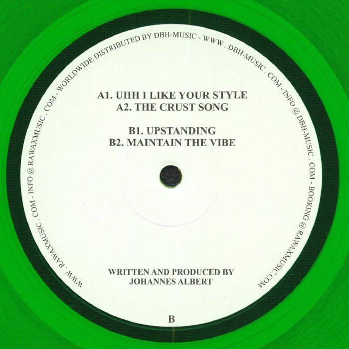Johannes Albert – Hand In Hand EP (12", Translucent Green, Housewax, 2026) Back Cover