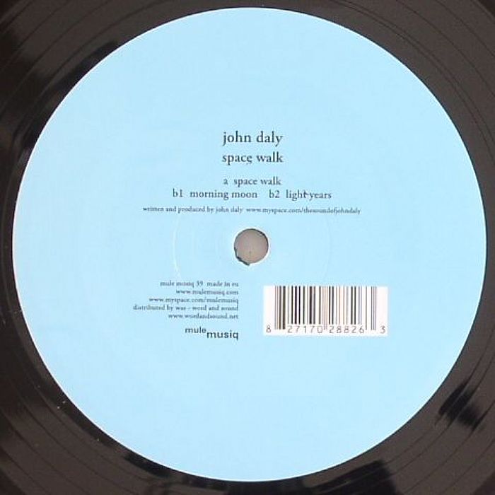 John Daly – Space Walk (12", Mule Musiq, 2009) Back Cover
