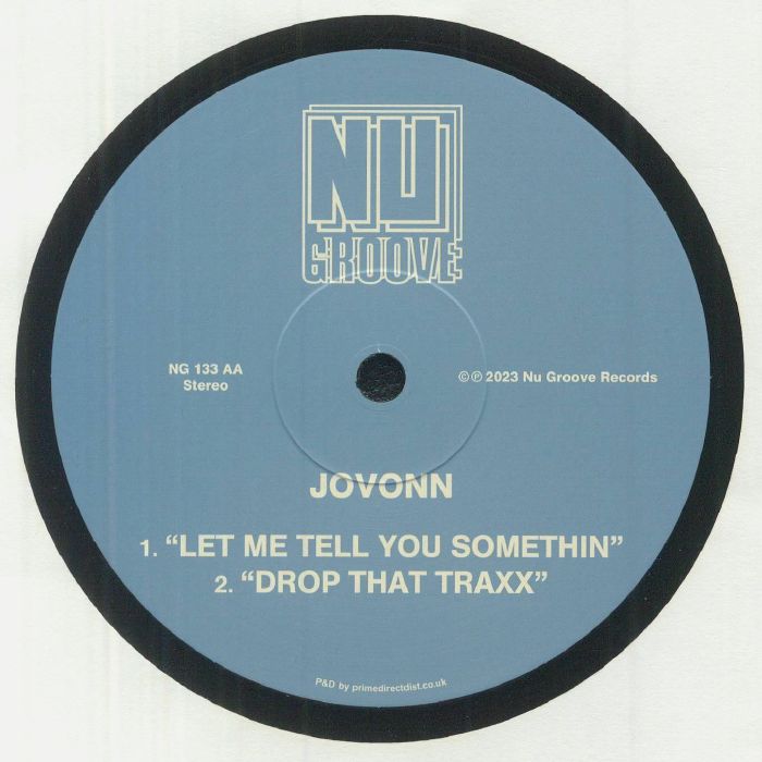 Jovonn – Blaque Katt EP (12", Nu Groove Records, 2023) Back Cover