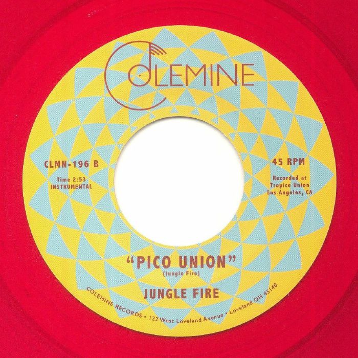 Jungle Fire – Slipshot (7", Colemine Records, 2022) Back Cover