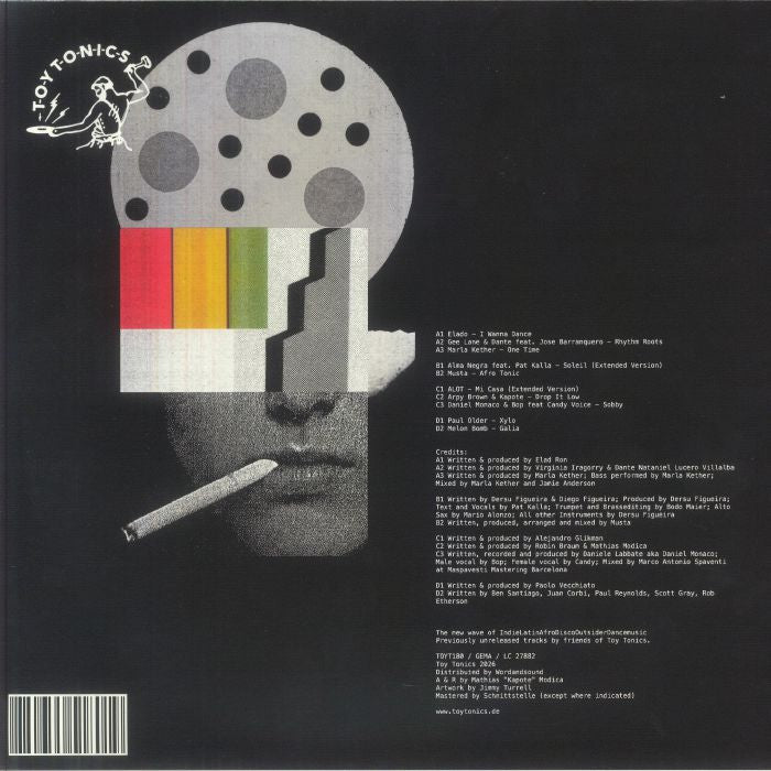 Kapote – Wildstyle House Vol. 1 (12", LP 2x12", Toy Tonics, 2026) Back Cover