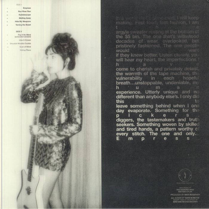 Katie Schecter – Empress (LP, Red, Soul Step Records, 2025) back cover