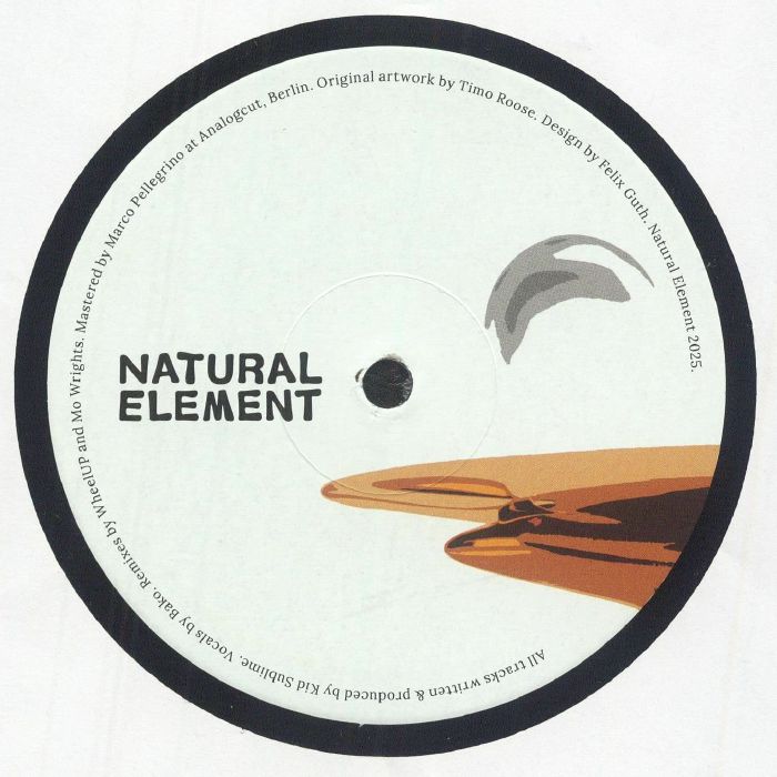 Kid Sublime Bako – You Got Me Runnin' (12", Natural Element, 2025) Back Cover