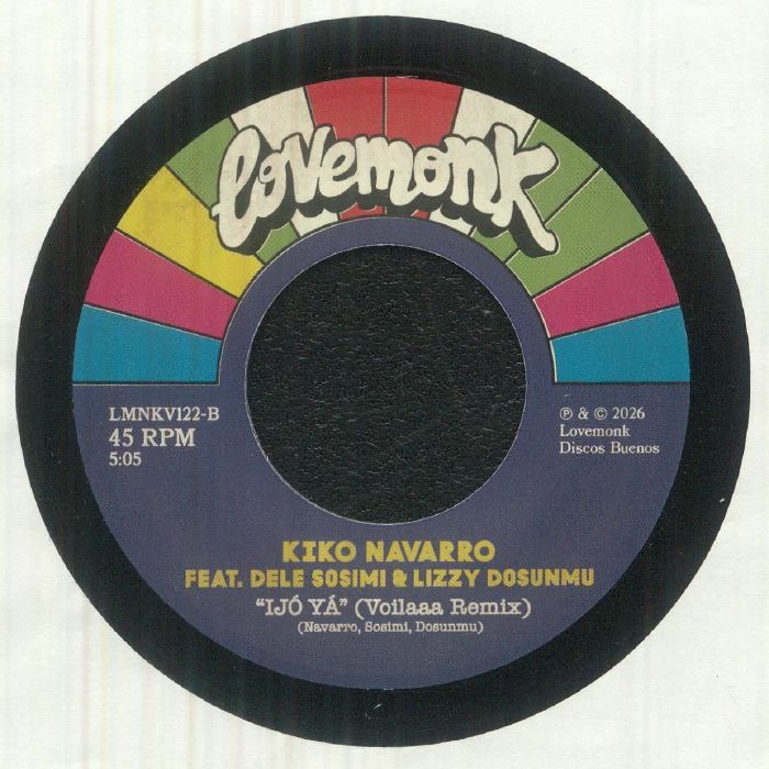 Kiko Navarro – Ijo Ya (7", Lovemonk, 2026) Back Cover