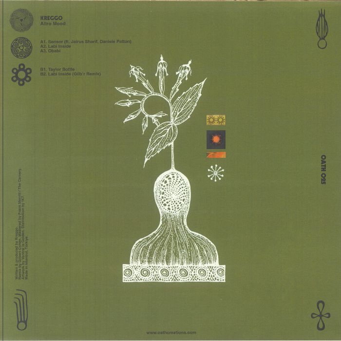 Kregoo – Altro Mood (12", heavyweight, Oath, 2025) back cover