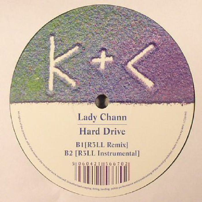 Lady Chann – Hard Drive (12", Kick & Clap, 2017) Back Cover