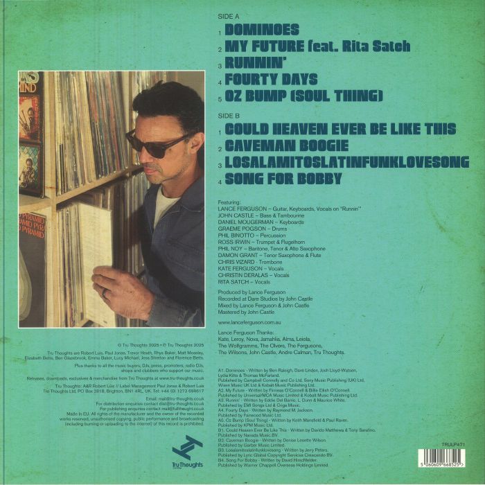 Lance Ferguson – Lance Ferguson's Rare Groove Spectrum Vol. 3 (LP, Tru Thoughts, 2025) back cover