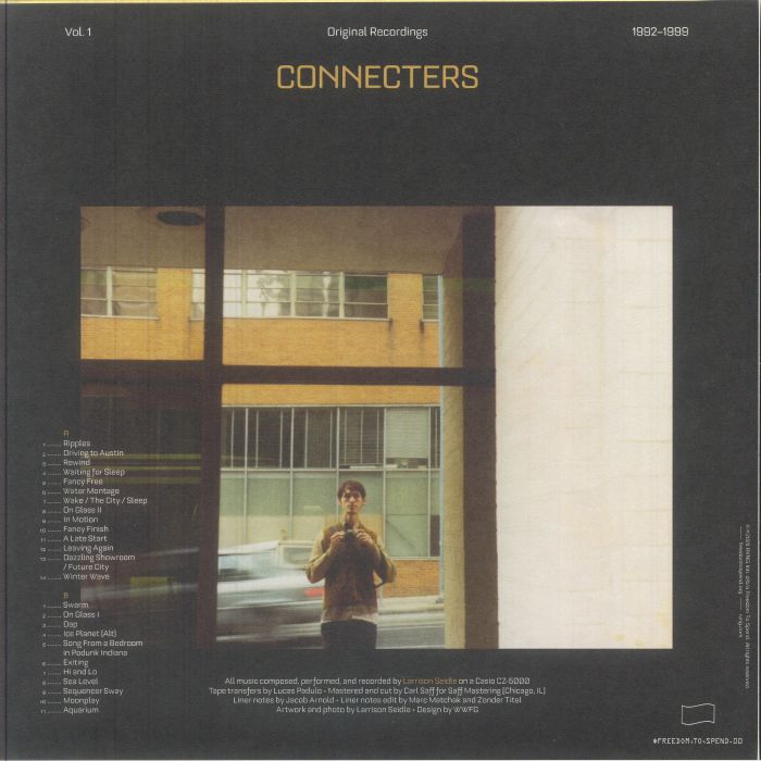 Larrison – Connecters (Vol. 1) (Original Recordings) (1992-1999) (LP, Freedom To Spend, 2026) Back Cover