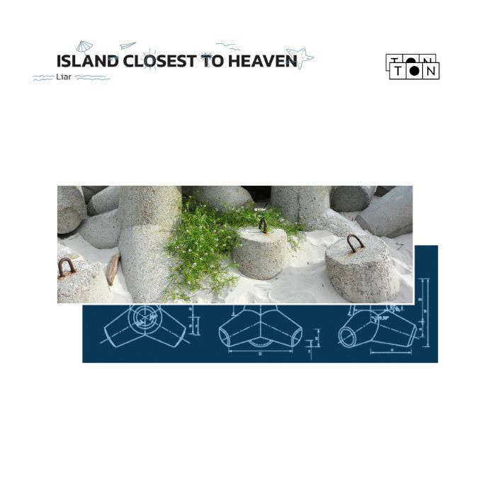 Liar – Island Closest To Heaven (12", TON TON, 2025) back cover
