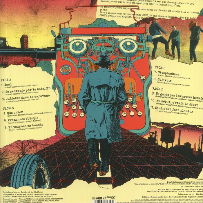 Limiñanas / Garnier – De Película (2xLP, Berreto Music, 2021) Back Cover