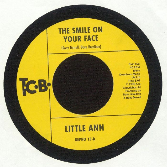 Little Ann – Who Are You Trying To Fool / The Smile On Your Face (7", Repro, 2024) Back Cover