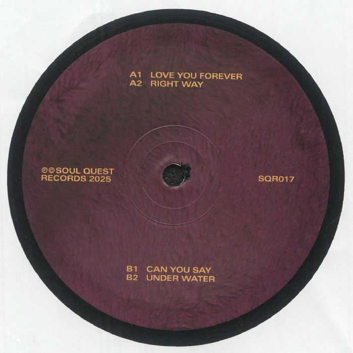 Tree Threes – Love You Forever EP (12", Soul Quest Records, 2025) Back Cover