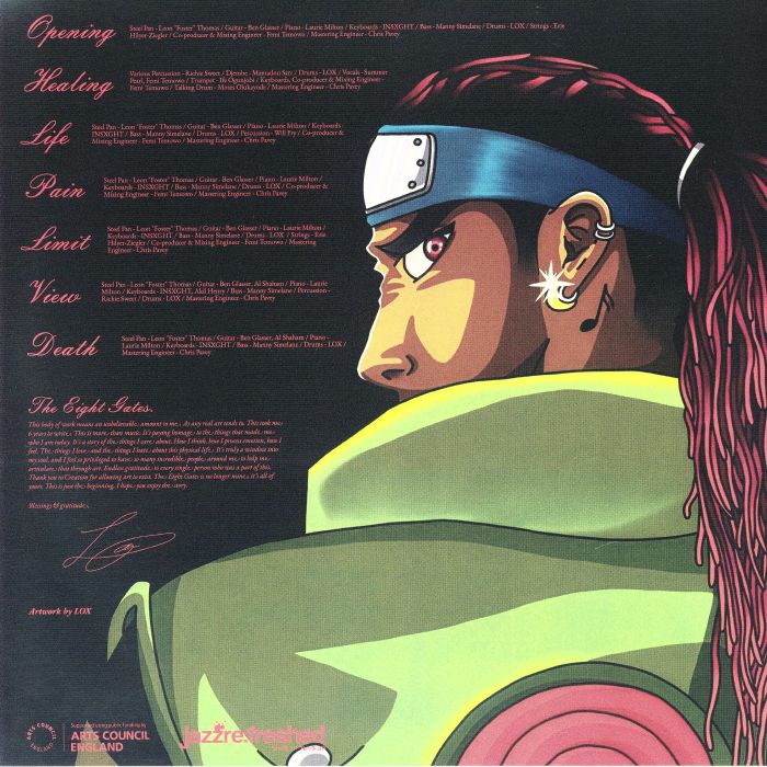 Lox – The Eight Gates (LP, Jazz Re:freshed, 2026) Back Cover