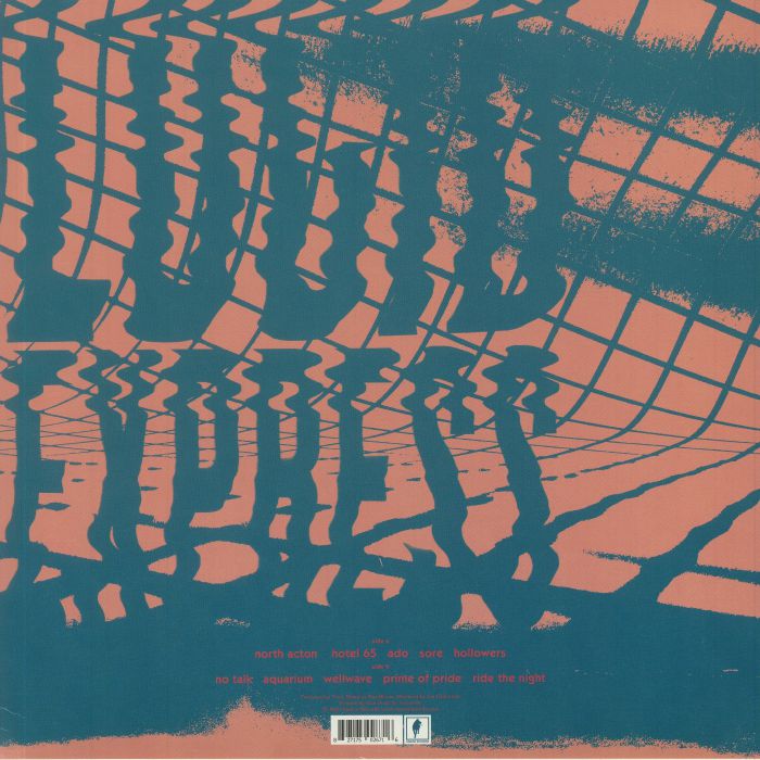 Lucid Express – Lucid Express (LP, Turquoise, Kanine Records, 2021) Back Cover