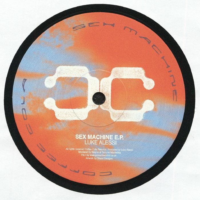 Luke Alessi – Sex Machine E.P. (12", Coffee Cola, 2026) Back Cover